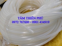 Ống silicone trắng 10x14mm