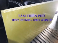 Tấm nhựa phíp màu vàng