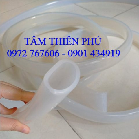Ống silicone trắng phi 20x26