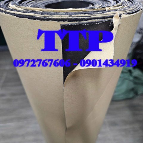 Tấm xốp eva đen có 1 mặt keo dày 3mm