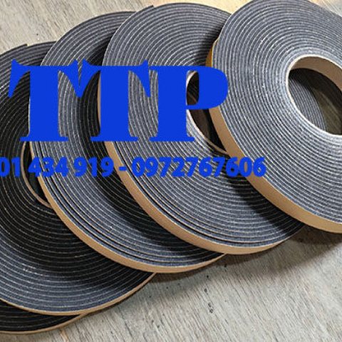 Ron xốp eva đen một mặt keo
