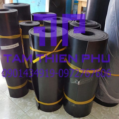 Cao su cuộn lót sàn xây dựng công trình