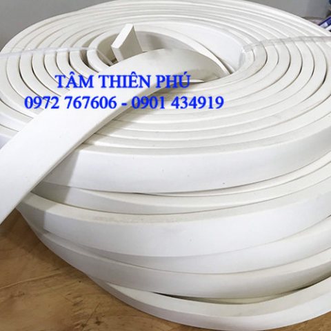 Gia công gioăng silicon xốp tiết diện chữ nhật