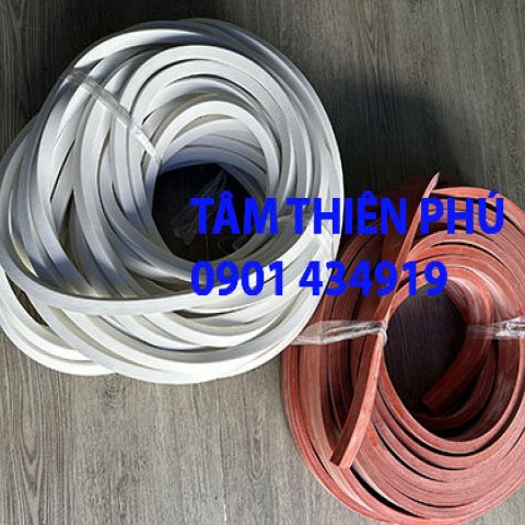 Gioăng silicon xốp tiết diện chữ nhật