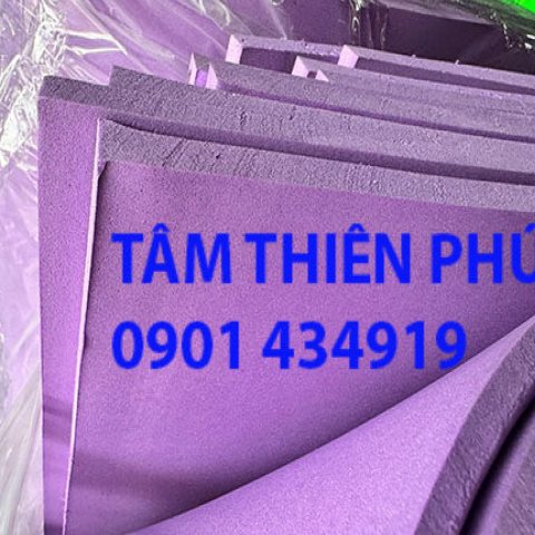 Mút eva tấm màu tím