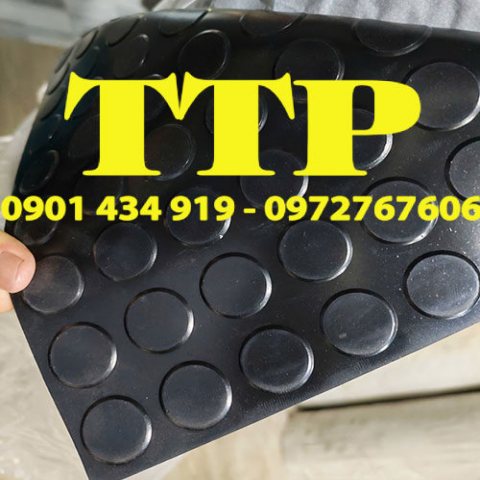 Tấm cao su lót sàn chống trượt vân đồng tiền