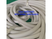 Ron silicone xốp trắng phi 9mm